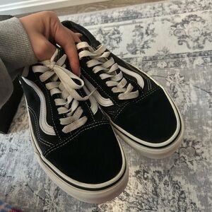 Stylish Black and White Kids Sneakers